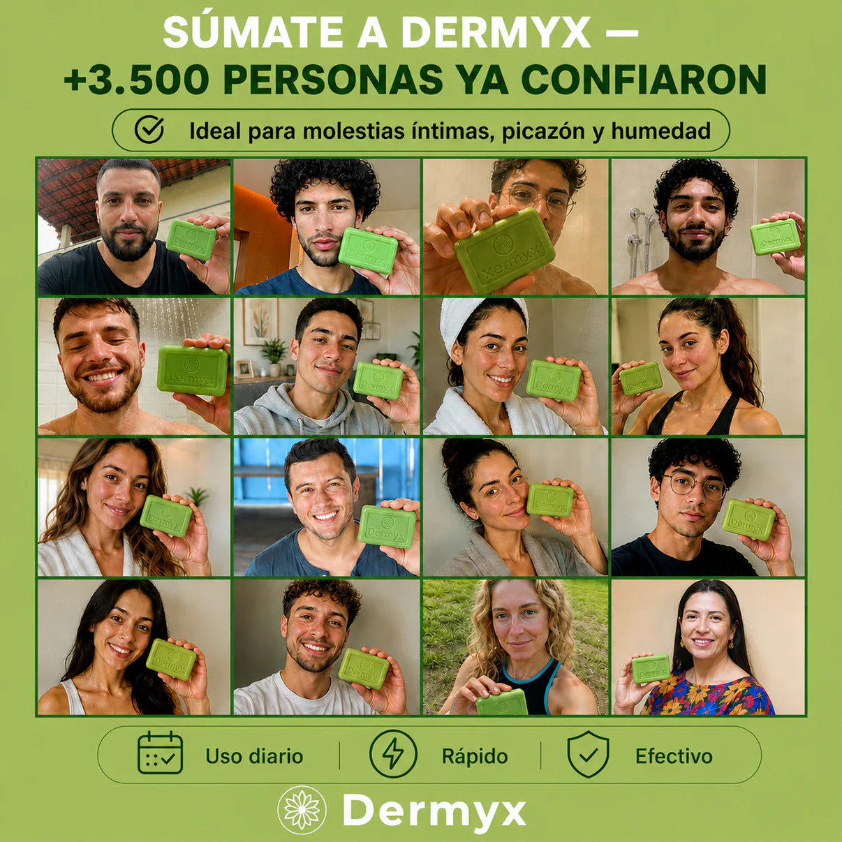 Dermyx® — Jabón Anti-hongos zona intima OFERTA X 3 Unidades