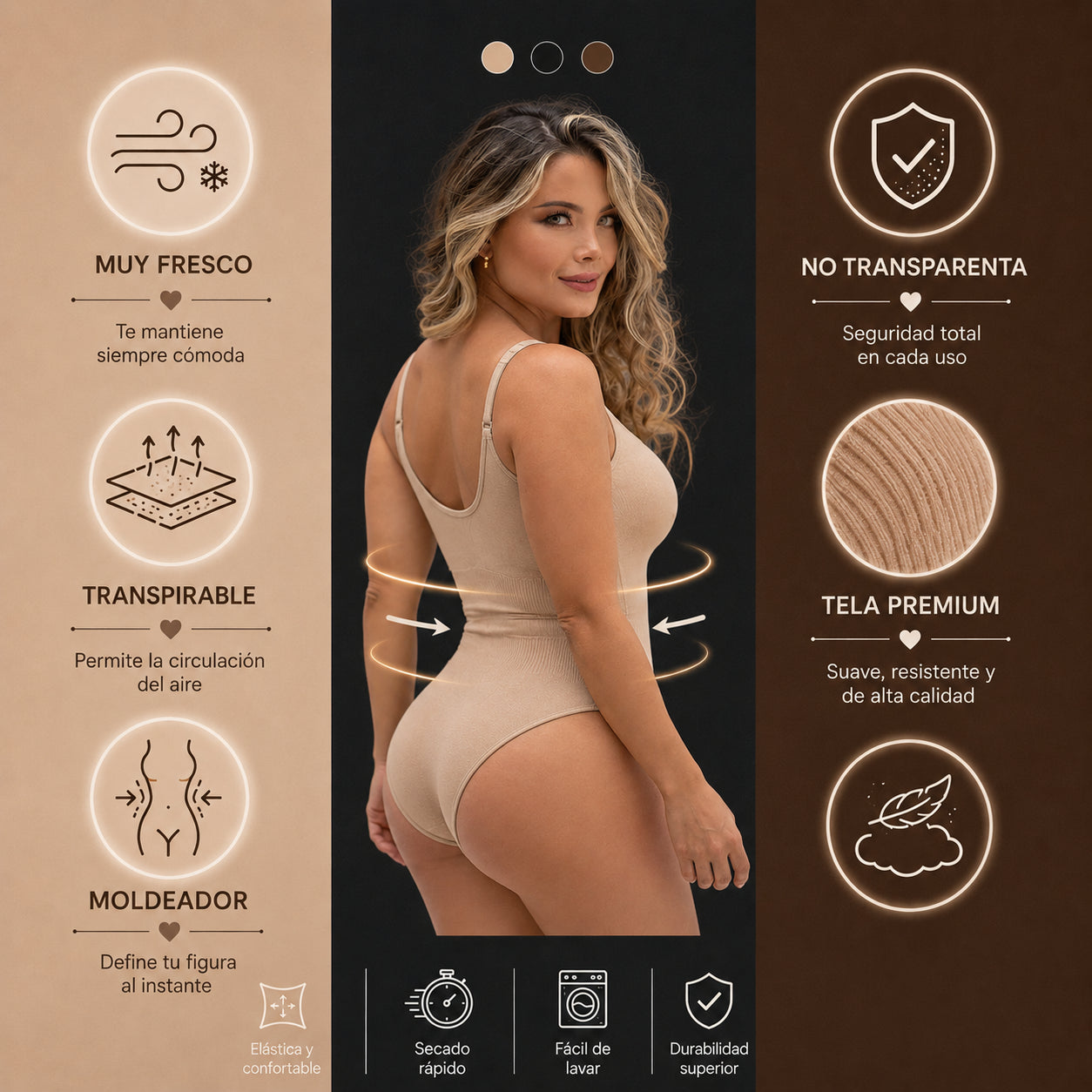 COMBO BODY MELISSA MOLDEADOR X3