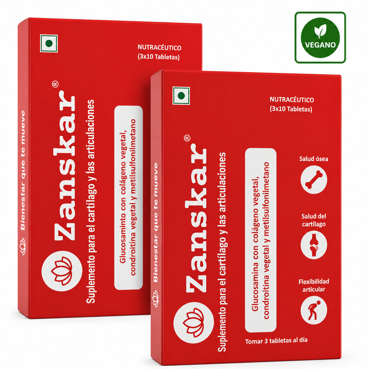 Zanskar®- Suplemento para el soporte del cartílago y las articulaciones