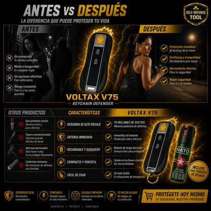 VolTaxv75™ protege tu seguridad 2X1 (GAS PIMIENTA GRATIS)