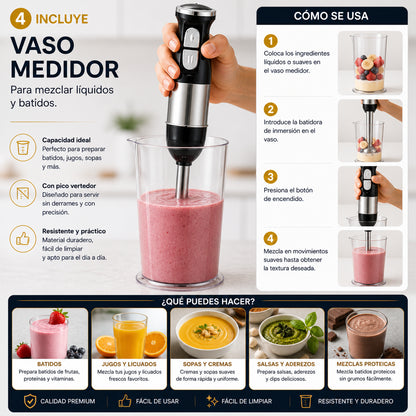 ChefMaster 5 en 1 – Todo lo que necesitas para cocinar como un profesional + 100 recetas GRATIS