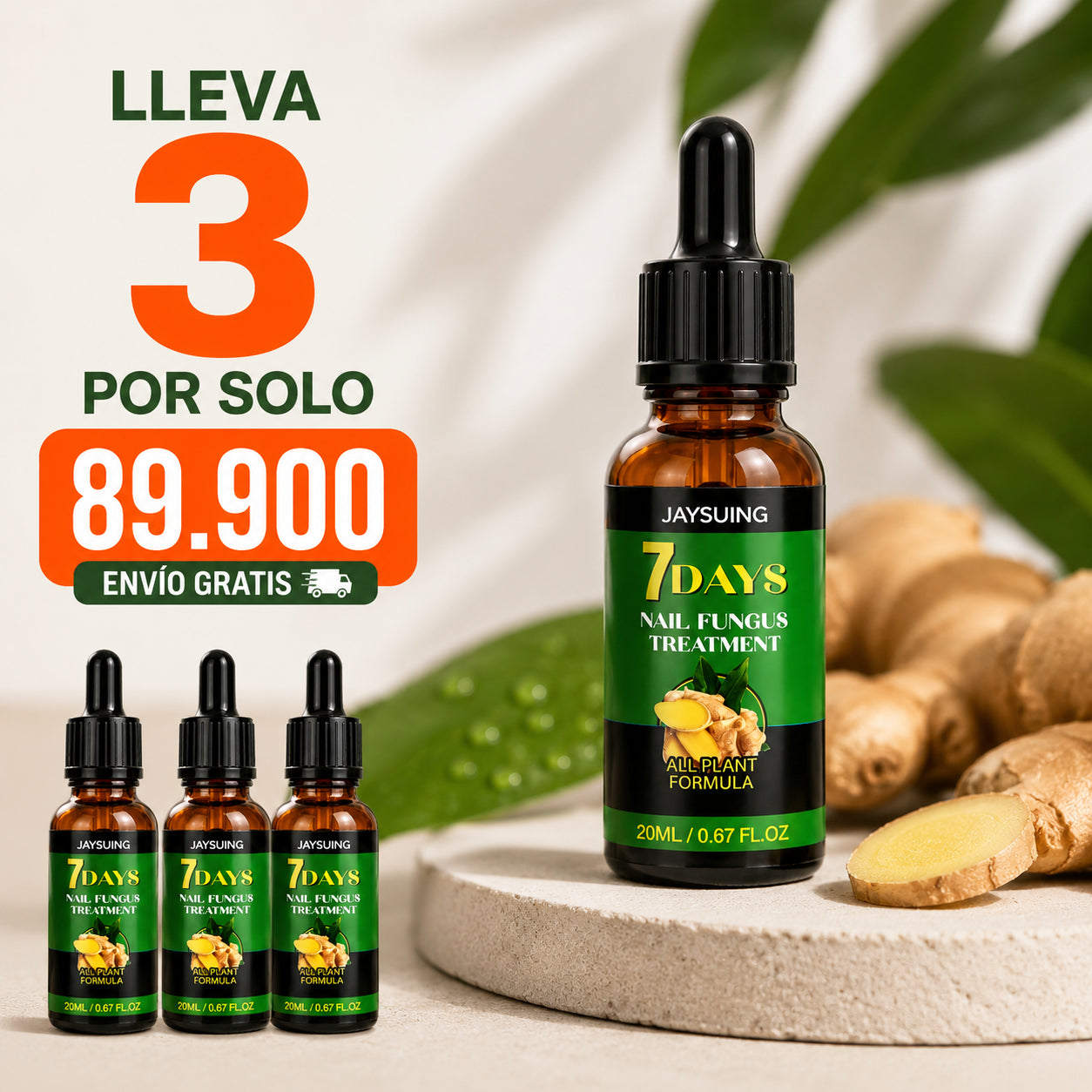 7 DIAS - ELIMINA LOS HONGOS DE UÑAS