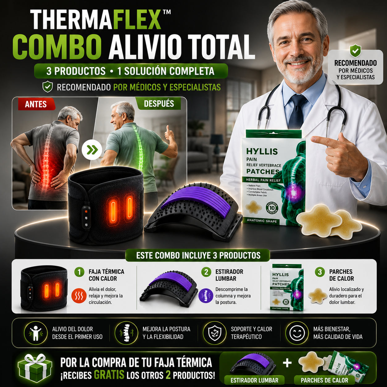 ThermaFlex™ Pack Recuperación Lumbar