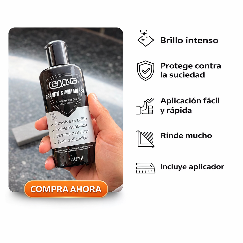 RENOVA- Restaura granito y marmol 2x1 Graits