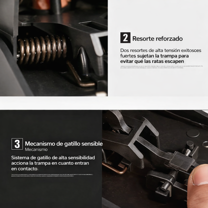 RIPRAT ® Trampa para ratones combo X4