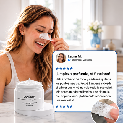 Lanbena® elimina puntos negros  y poros abiertos