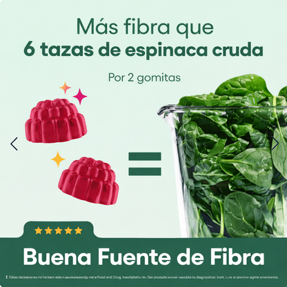 Gomitas de fibra