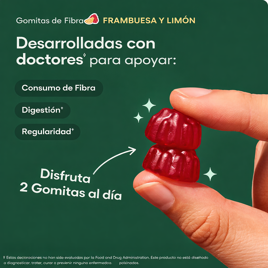 Gomitas de fibra
