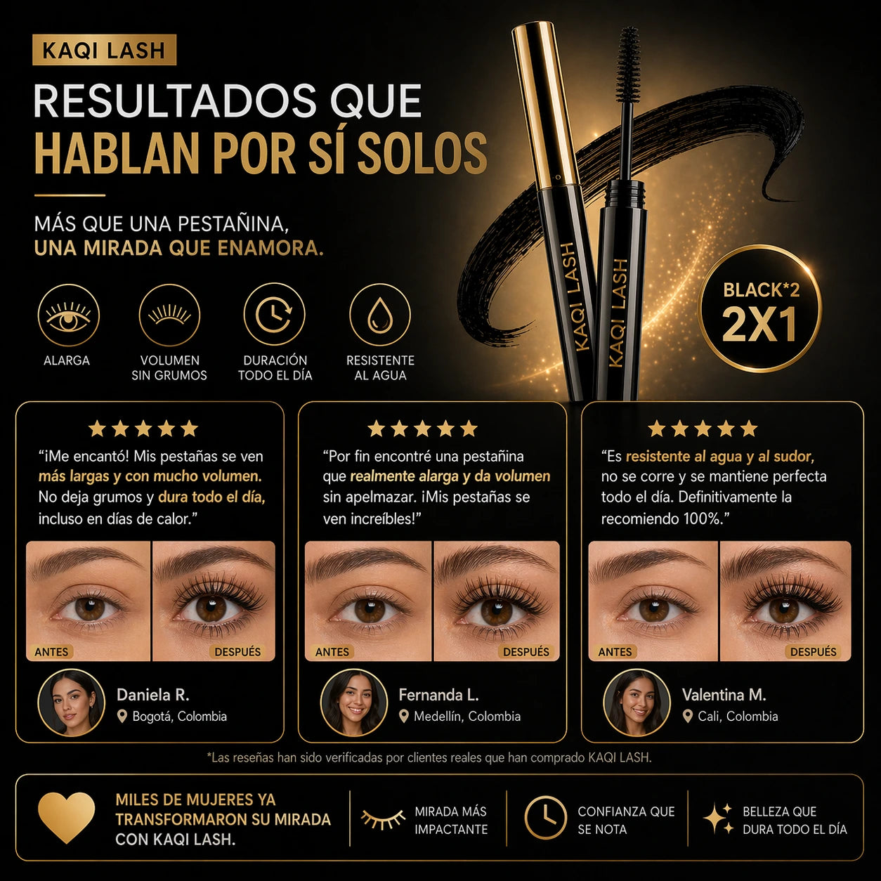 KQlash™ Máscara Ultrafina 2x1, Larga Duración + Curso GRATIS