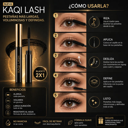 KQlash™ Máscara Ultrafina 2x1, Larga Duración + Curso GRATIS
