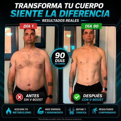 V-Boost v3 | Siente el poder de la confianza, la energía y la fuerza.