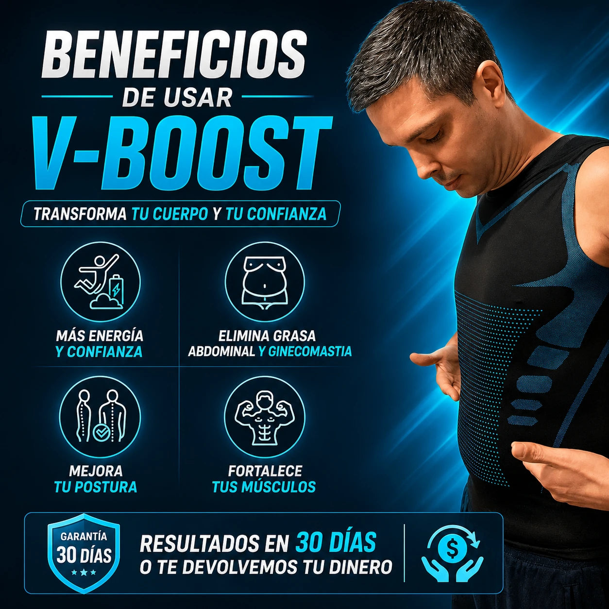 V-Boost v3 | Siente el poder de la confianza, la energía y la fuerza.