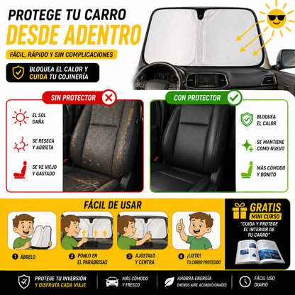CoolCar™ Protector de cojineria  Anti-Sol 2x1 + Guía GRATIS