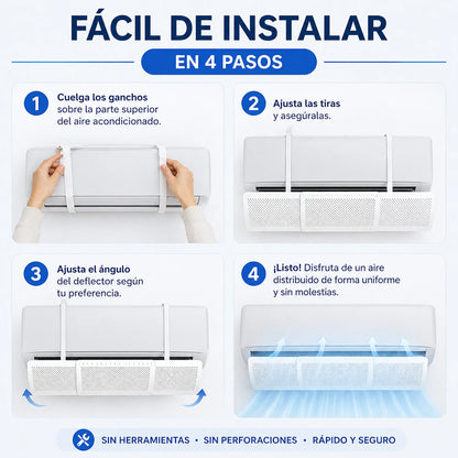 AirComfort™ Deflector Inteligente Antiviento Directo