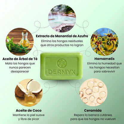 Dermyx® — Jabón Anti-hongos zona intima OFERTA X 3 Unidades